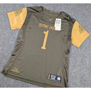 Notre Dame Fighting Irish 2016 Under Armour Jersey‎ Womens M Shamrock Series NWT